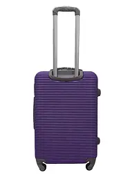 Валіза середня M ABS-пластик Milano bag 004 66×44×28,5см 75л Фіолетовий - мініатюра 3