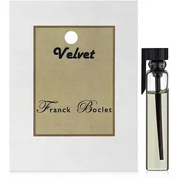 Парфумована вода Franck Boclet Velvet 1,7 мл