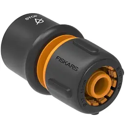 Конектор для шлангу Fiskars LB30 15 мм 39 мм аквастоп (1027083)