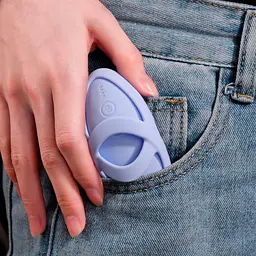 Смарт-вібратор для клітора Svakom Echo 2 Sky Blue, підігрів до 38 °C, знімна насадка на палець - мініатюра 13