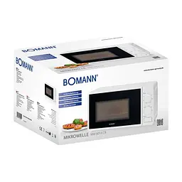 Мікрохвильова піч Bomann MW 6014 CB white (MW6014CB white) - мініатюра 6