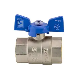 Кран кульовий Koer 1" ГГМ (KR.217.B) синій KR2718 - мініатюра 4