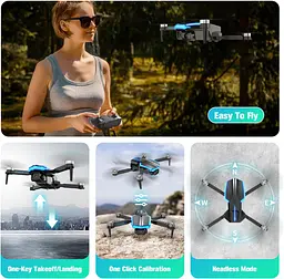 Дрон із камерою 4K для дітей і дорослих, безщітковий двигун RC Quadcopter для початківців, 36 хвилин польоту/запуск одним ключем - мініатюра 3