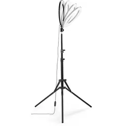 Набір блогера Hama Smartphone Tripod Steady-120 V2, 185см, Bluetooth, LED ring (00004659) - мініатюра 3