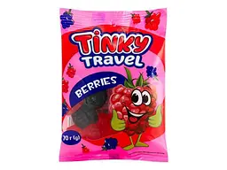 Цукерка желейна TINKY TRAVEL 70г "BERRIES" NEW