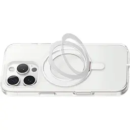Чохол Blueo Crystal Case Rotatable Stand with MagSafe для Apple iPhone 16 Pro Max Transparent [115123] - мініатюра 2