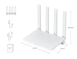 Роутер маршрутизатор Xiaomi AX3000T | Wi-Fi 6 (до 3000 Мб/с) | NFC - мініатюра 4