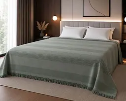 Простирадло махрове Parisa Home Pike 150х200 щільність 400 г/м2 м'ята