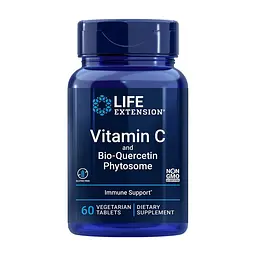 Амінокислота Vitamin C and Bio-Quercetin Phytosome, 60 таблеток Life Extension vit0003962
