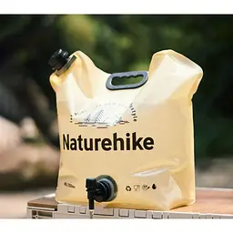 Відро складне Naturehike CNK2450CF027 для води 10 л, жовте (6927595798355) - мініатюра 3