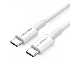 Кабель UGREEN US300 Type-C to Type-C QC4.0 100W 2m White (60552)