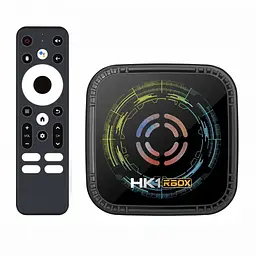 Смарт ТВ приставка HK1 RBOX H8X Allwinner H728 4/32 ГБ — 8 ядер, Android 14, підтримка 4К та 8K, аеромиша, голосове керування