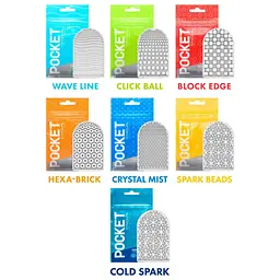 Мастурбатор Tenga Pocket Wave Line (SO5594) [96197] - мініатюра 8