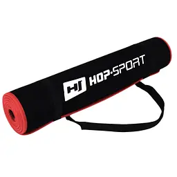 Мат для фітнесу та йоги Hop-Sport HS-2256 чорний - мініатюра 1