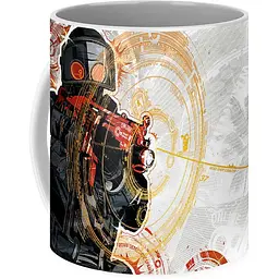 Кухоль GeekLand CS:GO Counter-Strike КС:ГО Контр Страйк сірий фон BW.02.017 330 мл сірий - мініатюра 2