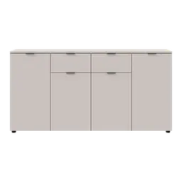 Комод Doros Рон 7 4 фасади 2 шухляди Кашемір 160х38х81 (41516049) - мініатюра 2