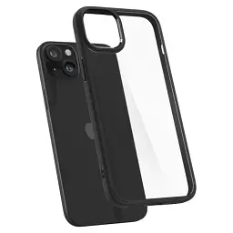 Прозорий чохол Spigen Ultra Hybrid Matte Black для iPhone 15 (ACS06799) - мініатюра 3