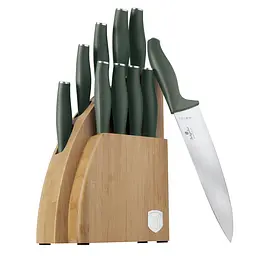 Набір ножів із 10 предметів Matte Green Collection Berlinger Haus kuh0014028