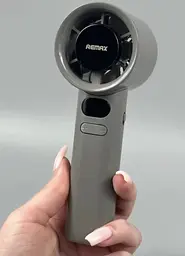 Вентилятор Remax RS-SF10 1800mAh Portable Handheld Fan Gray - мініатюра 2