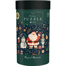 Пазли тришарові Interdruk Christmas Magical Moment в картонній тубі 500 шт. (376237)
