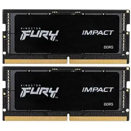 Модуль пам'ятi SO-DIMM 2x16GB/4800 DDR5 Kingston Fury Impact (KF548S38IBK2-32)