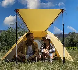 Намет чотиримісний Naturehike P-Series (CNK2300ZP0280) сірий, Сірий - мініатюра 3