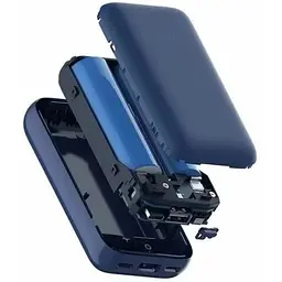 Акумулятор зовнішній портативний Xiaomi Mi Power Bank 10000mAh 33W Pocket Version Pro синій PB1030ZM - мініатюра 4