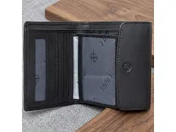 Гаманець жіночий натуральна шкіра Cortina 5087 nero Чорний 13,5x10 см TONY PEROTTI acs0032595 - мініатюра 5