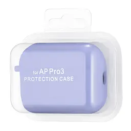 Чохол Silicone Case 2,5mm with microfiber for AirPods Pro 3 Lilac Purple - мініатюра 2