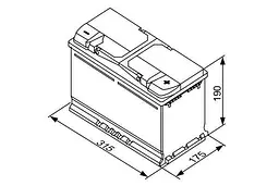 Акумулятор Bosch S5 Silver Plus 85Ah EN 800A (0 092 S50 110) - мініатюра 5