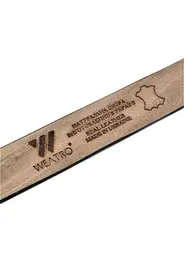 Шкіряний чоловічий ремінь Weatro Колір Коричневий m-kozh38-wtrua-006 (m-kozh38-wtrua-006) - мініатюра 4