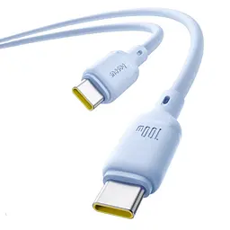 Кабель Baseus Silky Series Cable USB to Type-C 100W 1m P10377703313-00 Blue - мініатюра 2