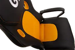 Геймерське крісло GT Racer чорне з жовтим (X-2640 Black/Yellow) - мініатюра 9