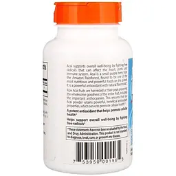 Асаї Acai Doctor's Best 500 мг 120 гелевих капсул - мініатюра 3