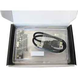 Кишеня зовнішня Dynamode 2.5" SATA HDD/SSD USB 3.0 Transparent (DM-CAD-25316) - мініатюра 10