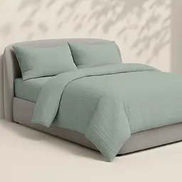 Наволочка Cosas Meditative CS1 муслінова 40х60 см сіро-зелена (39Muslin_Meditative_40x60) - мініатюра 5