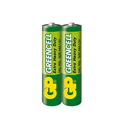 Батарейки GP GREENCELL 1.5V 24G-S2 Сольові R03, AAA 2 шт.