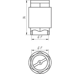 Зворотний клапан Selba 1″ SL1541 000010257 - мініатюра 5
