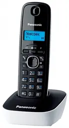 Радіотелефон Panasonic KX-TG1611UAW чорний/білий