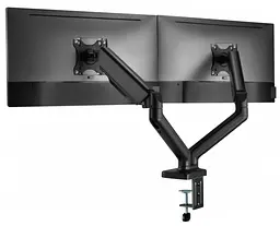Настільний кронштейн для двох моніторів 17–32 дюйми OfficePro OPMA-412 Black - мініатюра 5