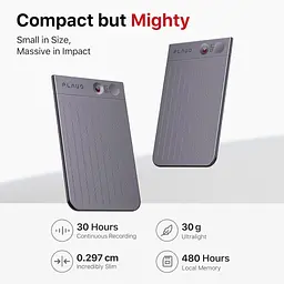 Цифровий диктофон PLAUD AI Note Black (NB-100-BL) - мініатюра 6