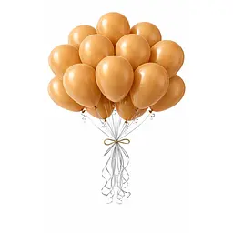 Повітряні надувні кульки HTOP Balloons Party 12 дюймів 100 шт. яскраві товари аксесуари для свята Темно Бежевий