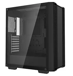 Корпус Deepcool CC560 Limited V2, Black, без БЖ, Mid Tower, ATX / Micro ATX / Mini ITX, 1xUSB 3.0 / 1xUSB 2.0, макс. CPU - 165 мм / GPU - 370 мм, бічна панель із загартованого скла (R-CC560-BKNAA0-G-2) - мініатюра 2