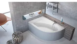 Ванна акрилова Radaway Mistra 150x100 ліва + ніжки (WA1-07-150x100L) - мініатюра 4