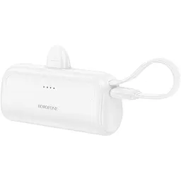 Зовнішній акумулятор Borofone BJ41 Pocket 5000mAh White [123608] - мініатюра 3