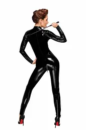 Комбінезон з мокрим ефектом Noir Handmade F188 PVC, S - мініатюра 5