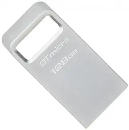 USB Flash Kingston USB 3.2 DT Micro Metal 200Mb/s 128GB Silver