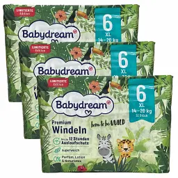 Підгузки Babydream Premium 6 (14-20 кг), 96 шт