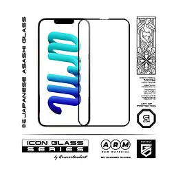 Захисне 3D скло для Apple iPhone 13 mini, Icon 3D, загартоване, 9H, загартоване скло, повне проклеювання, протиударне, глянсове з олеофобним покриттям, на весь екран, сумісне з чохлами, проста установка, ArmorStandart (ARM62765) - мініатюра 2