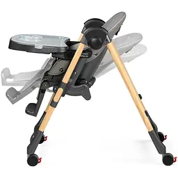 Стілець Peg-Perego Prima Pappa Follow Me Amblance Ice, ППреміум сірий (IH01000002BL73) - мініатюра 3